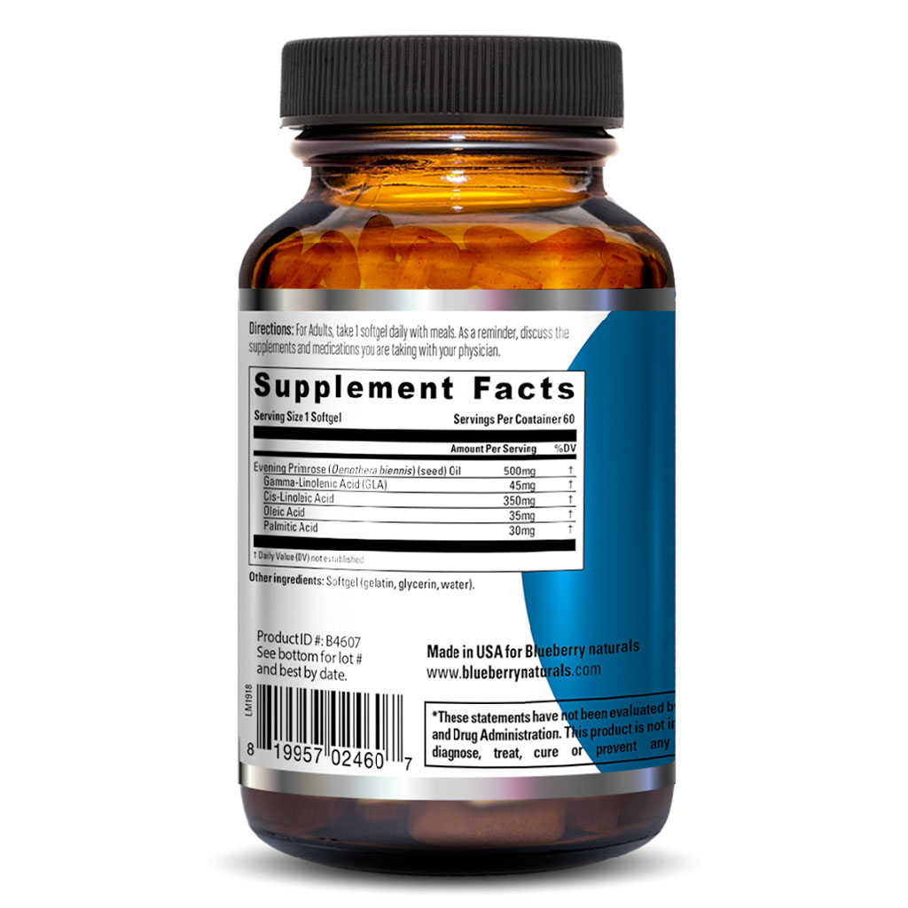 Blueberry Naturals Evening Primrose Oil 500 mg Softgel 60's