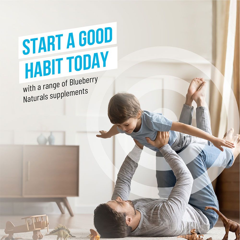 Blueberry Naturals Rainbow Adult Multivitamins & Minerals Supplement Tablets, Pack of 30's