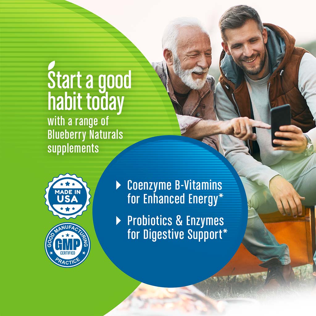 Blueberry Naturals One Daily Men's Multivitamins & Minerals Tablets, Pack of 60's 