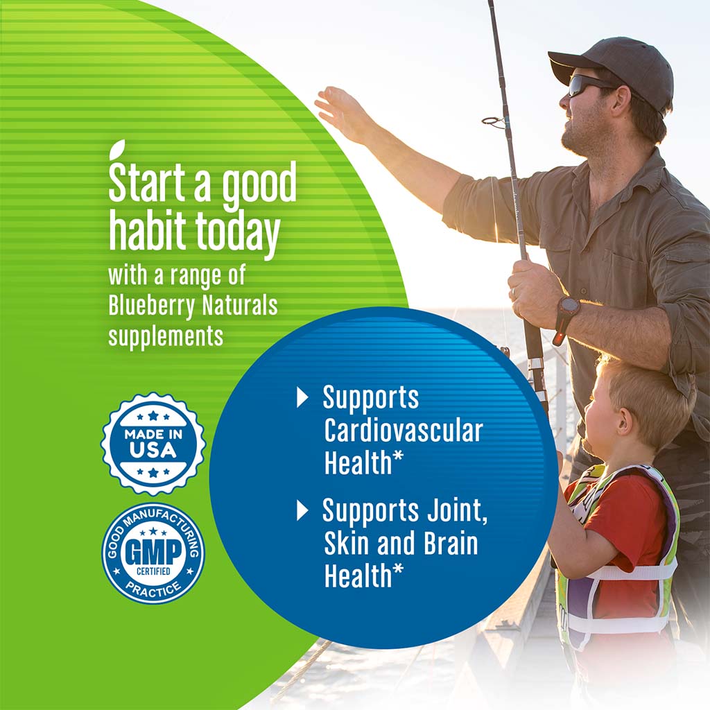 Blueberry Naturals Omega 3-6-9 Softgels 60's