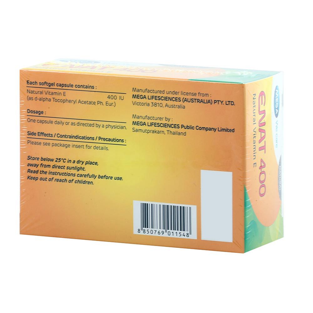 Enat 400 IU Capsules 30's
