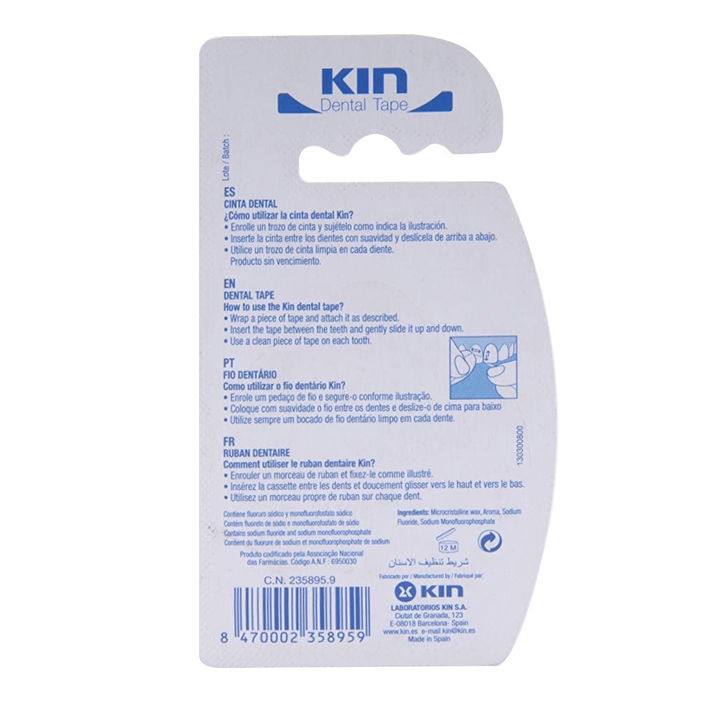 Kin Dental Tape Mint 50 m 1's 3015