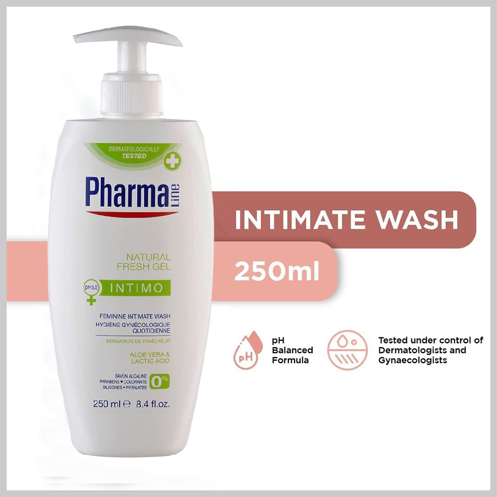 PharmaLine Natural Fresh Feminine Intimate Wash 250 mL