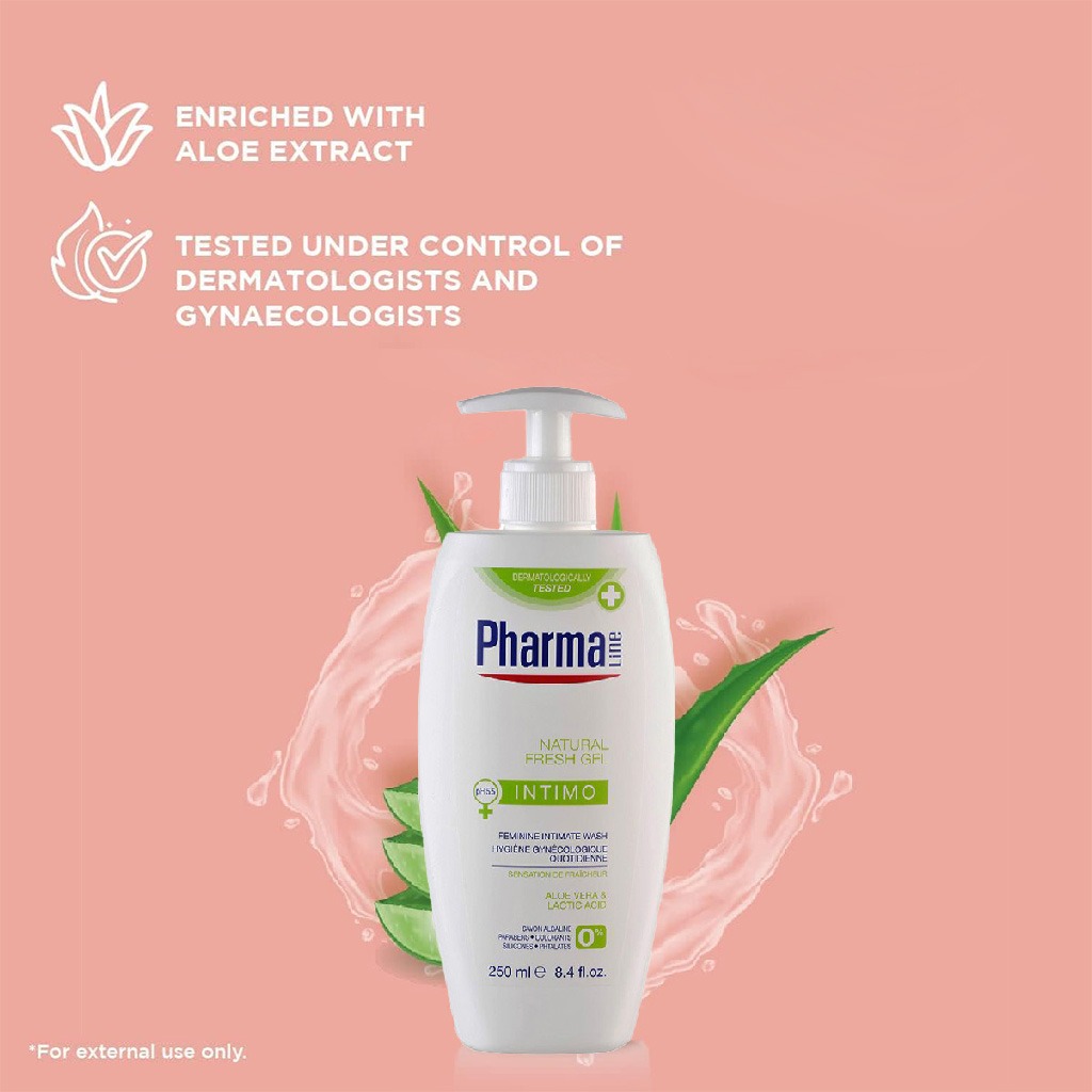 PharmaLine Natural Fresh Feminine Intimate Wash 250 mL