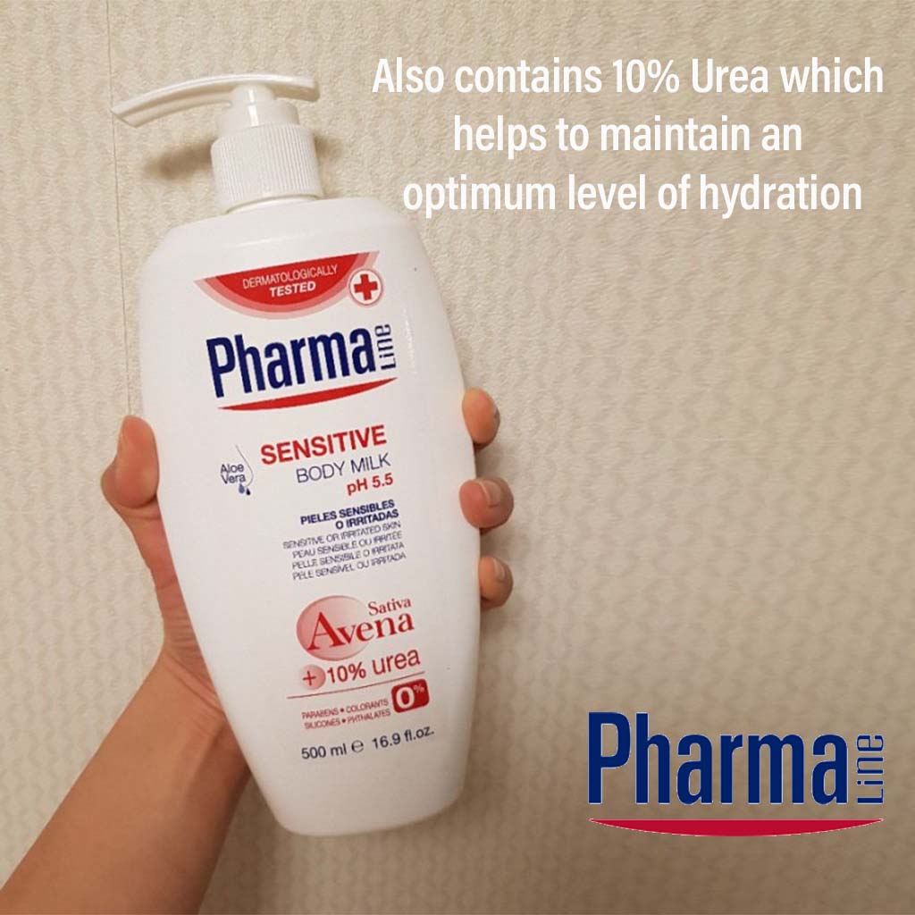 PharmaLine Sensitive Body Milk 500 mL