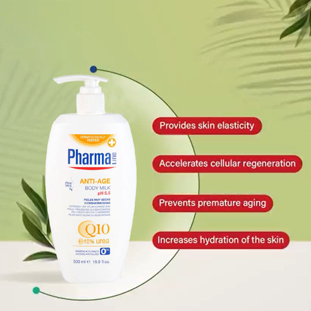PharmaLine Anti-Age Body Milk 500 mL