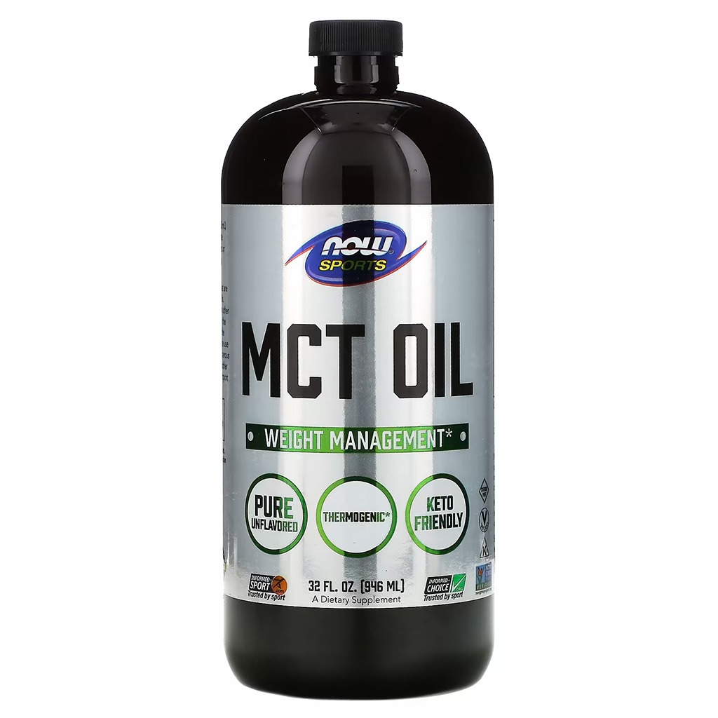 Now Sports MCT Oil Unflavored Liquid For Weight Management 946ml