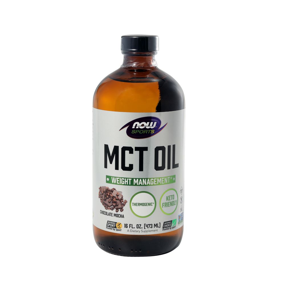 Now Sports MCT Oil Chocolate Mocha 473 mL