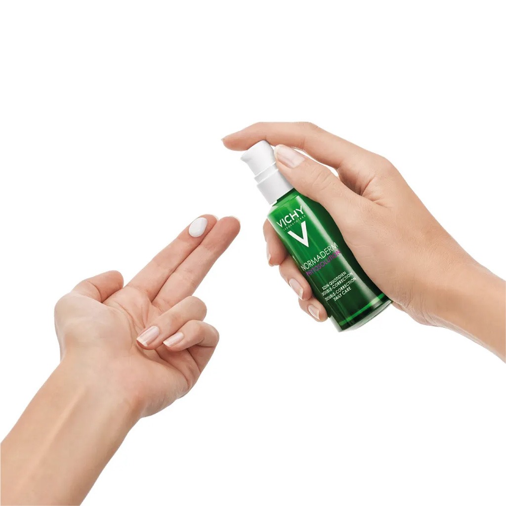 Vichy Normaderm Phytosolution Double Correction Daily Care Moisturiser For Oily & Acne Prone Skin With Salicylic Acid 50ml