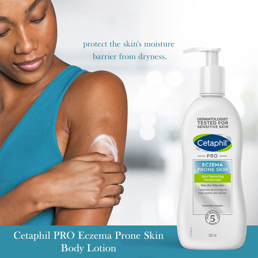 Cetaphil PRO Eczema Prone Skin Restoring Body Moisturizer For very dry, itchy Skin 295 mL