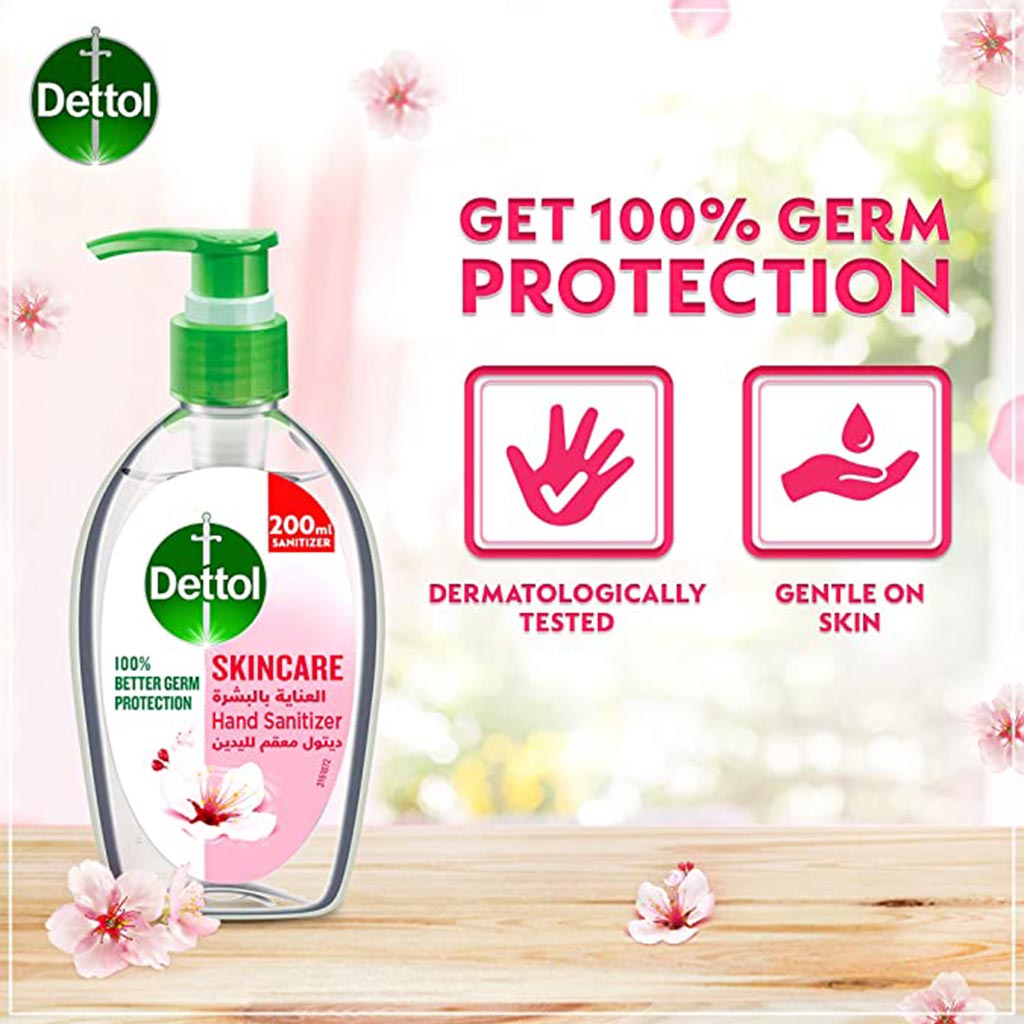 Dettol Skincare Hand Sanitizer Gel 200 mL