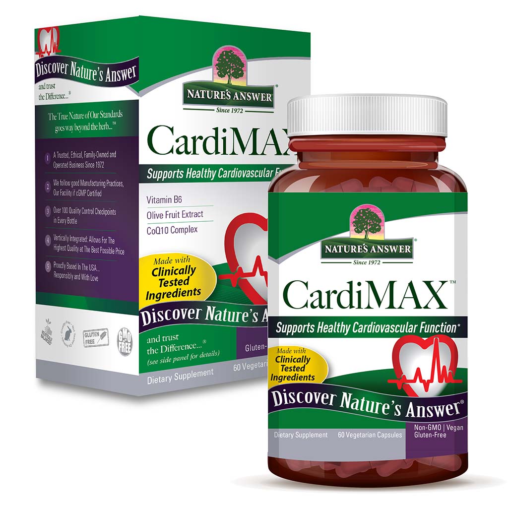 Nature's Answer Cardimax Vegetarian Capsules For Healthy Heart, Pack of 60's