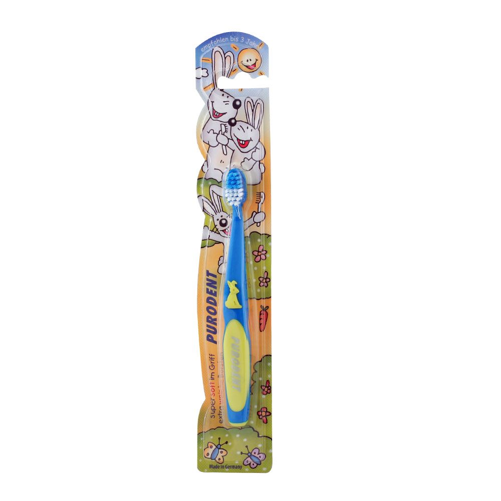 Purodent Child's Learning Soft Toothbrush Assorted, Pack of 1's