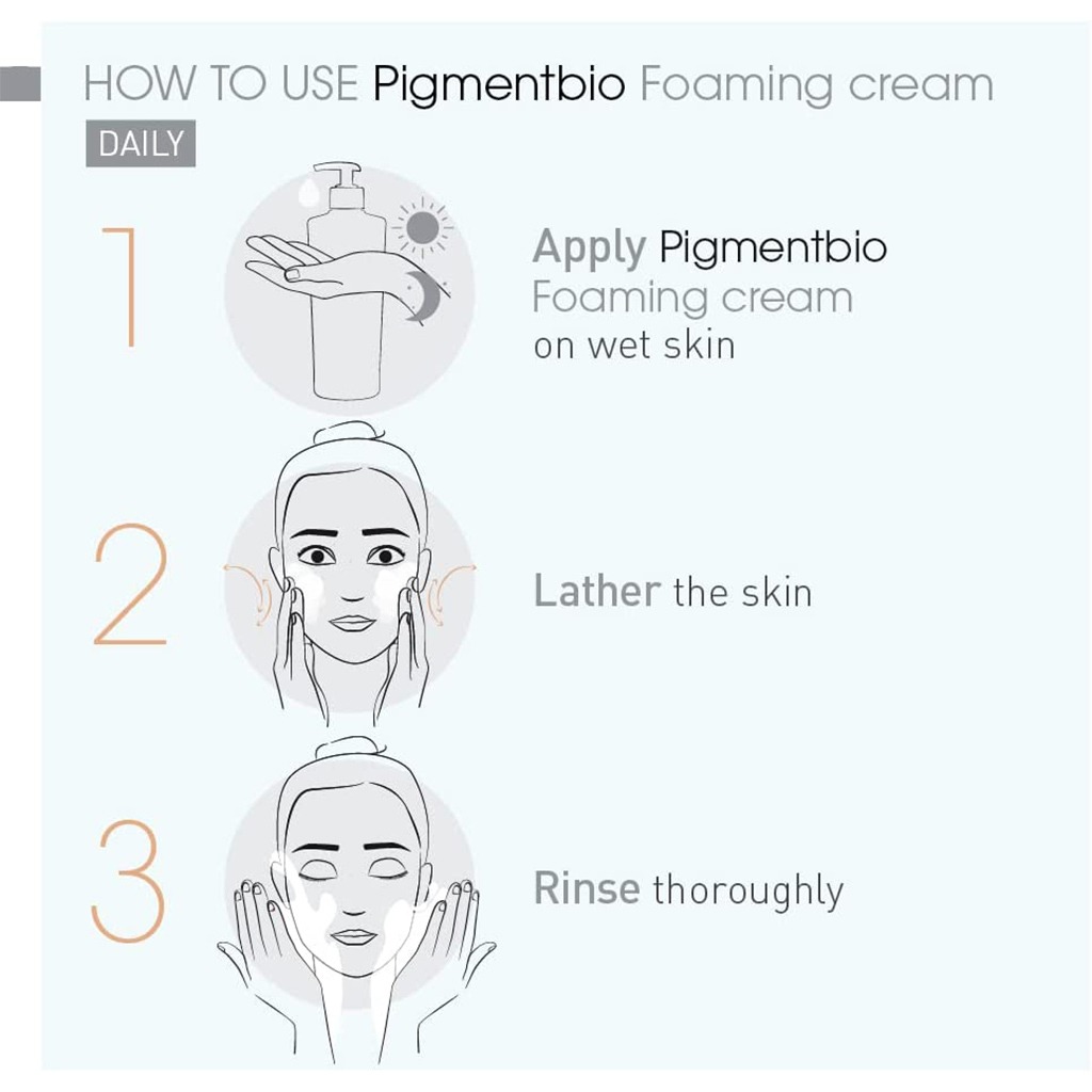 Bioderma Pigmentbio Brightening & Exfoliating Foaming Cream Cleanser 500 mL