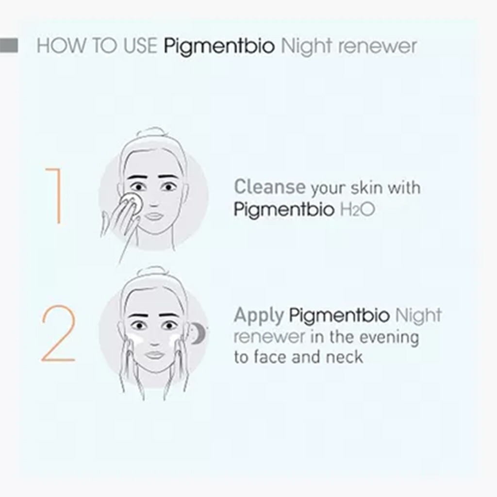 Bioderma Pigmentbio Night Renewer Brightening Overnight Skin Cream For Hyperpigmented Skin 50 mL