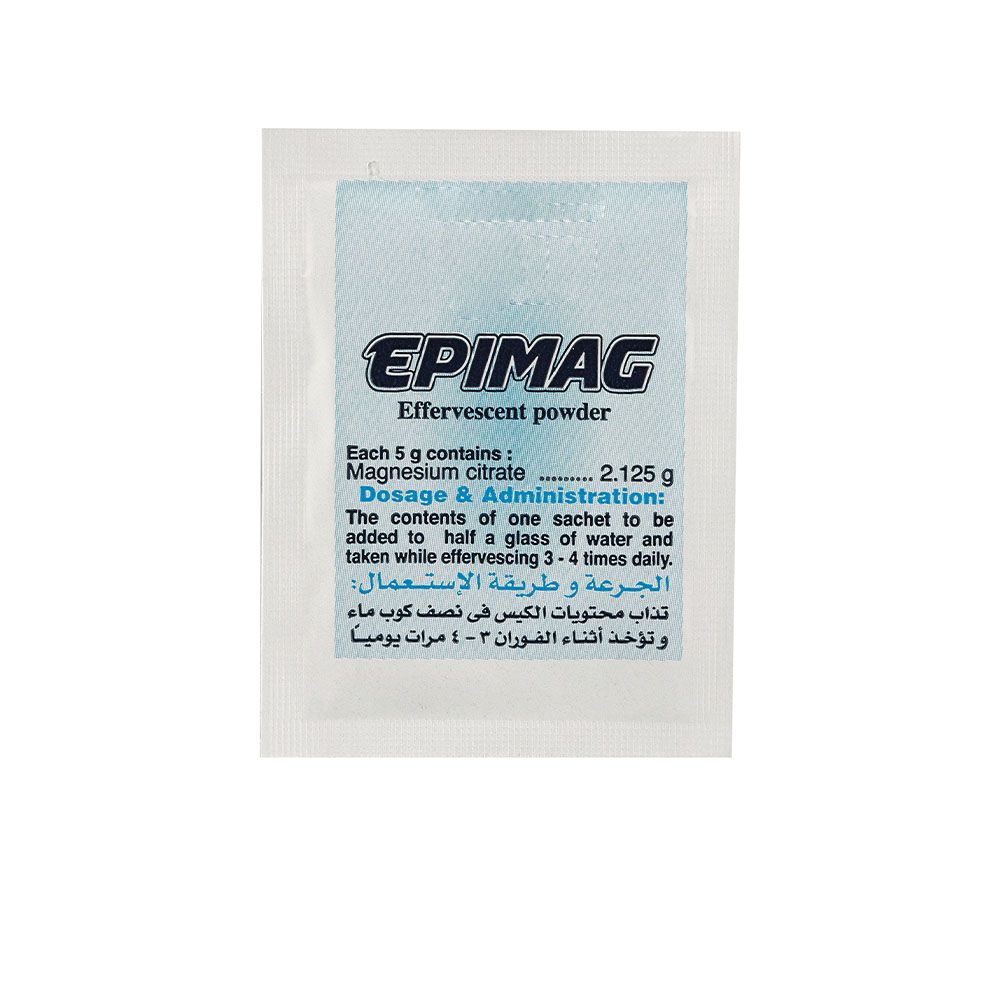Epimag Effervescent Powder Sachet 20's