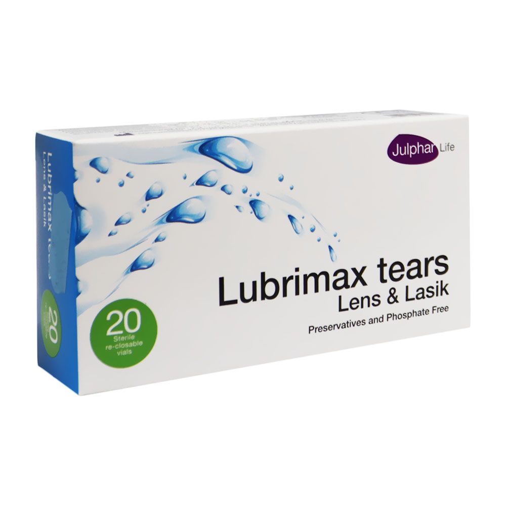 Lubrimax Tears Unit Dose Vials 0.5 mL 20's