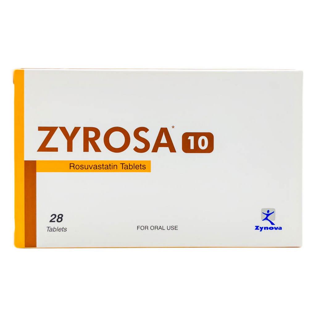 Zyrosa 10mg Tablets, Pack of 28's
