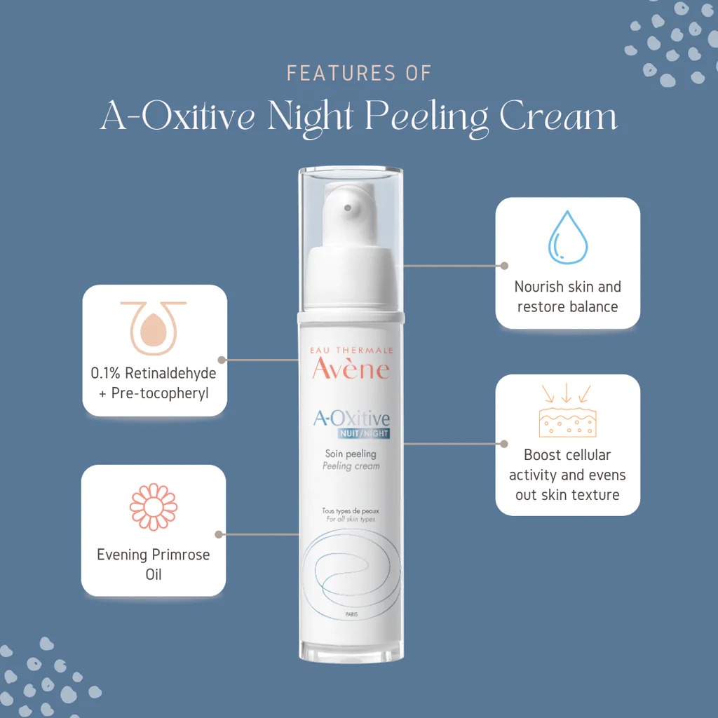 Avene A-Oxitive Anti-Ageing Night Peeling Cream 30ml