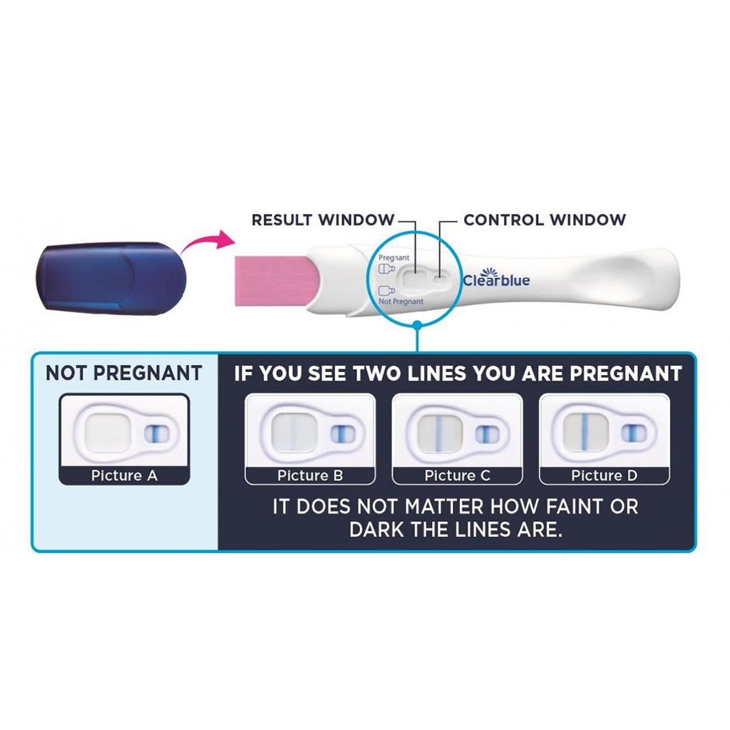 Clear Blue Ultra Early Pregnancy Test Kit 1's