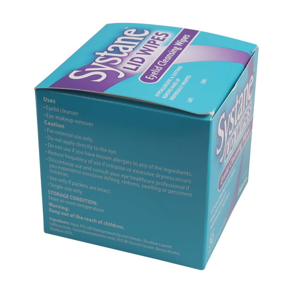 Systane Eyelid Cleansing Wipes 30's