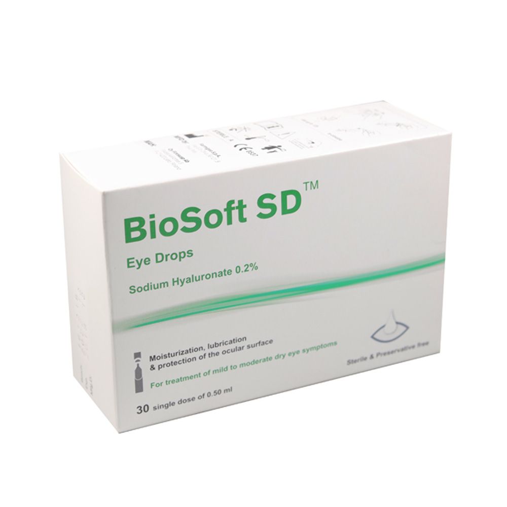 Biosoft SD Eye Drops 0.5 mL 30's