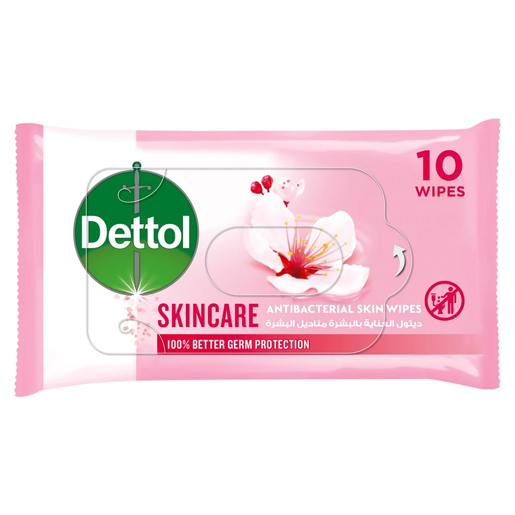 Dettol Skincare Anti-Bacterial Wipes 10's