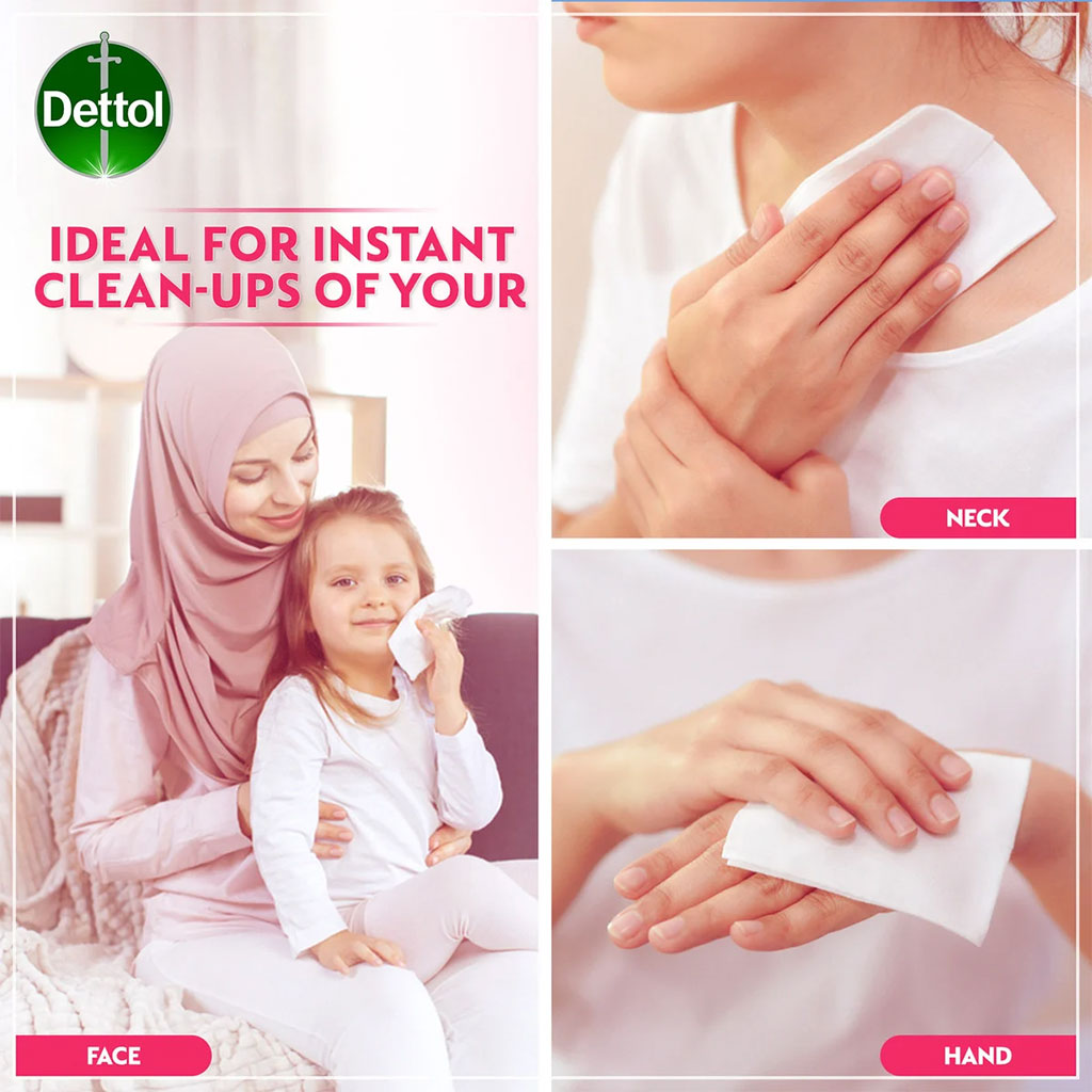 Dettol Skincare Anti-Bacterial Wipes 10's