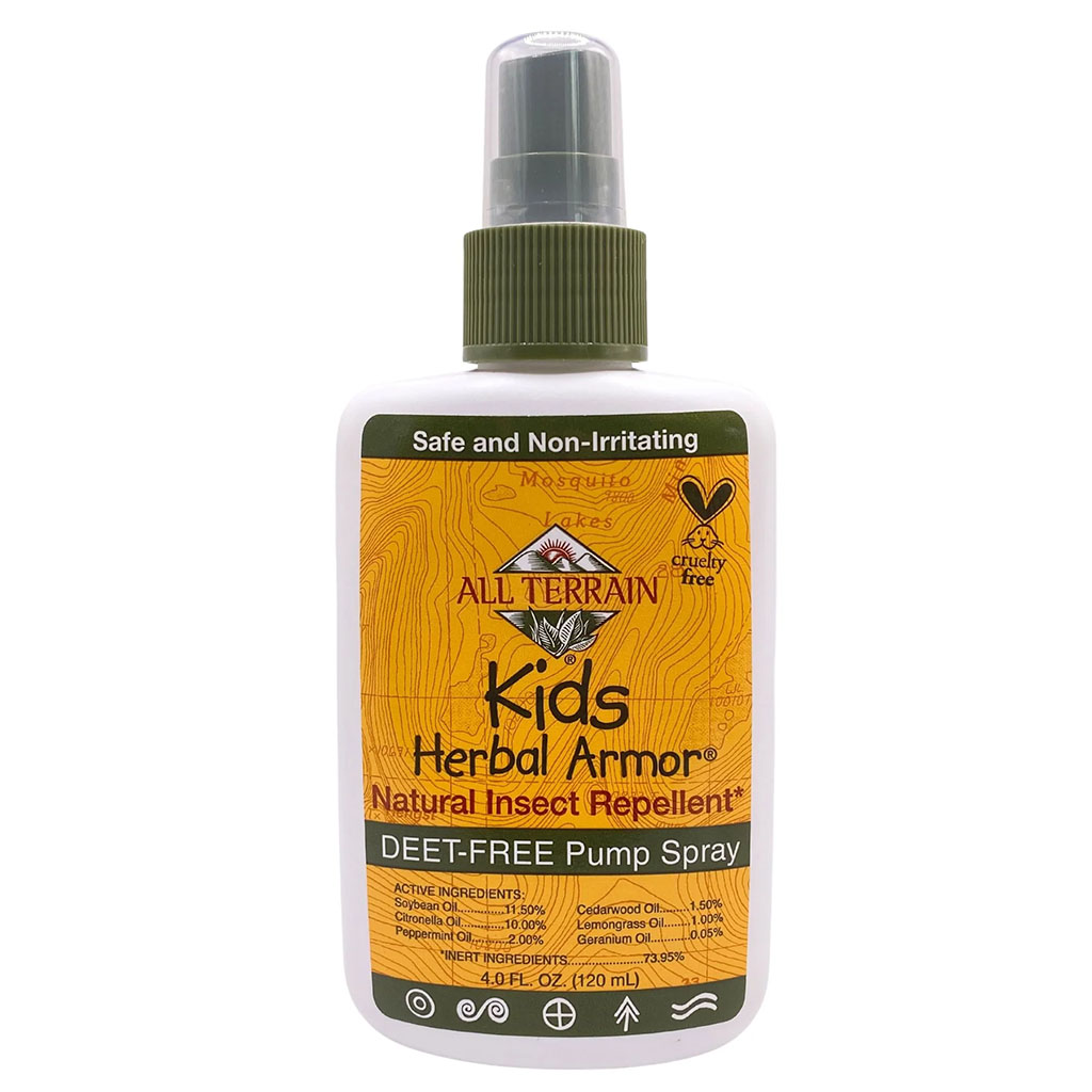 All Terrain Herbal Armor DEET Free Natural Kids Insect Repellant Spray 120ml