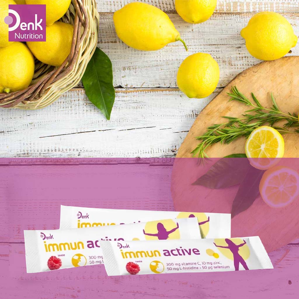 Denk Immun Active Oral Raspberry Sticks 20's
