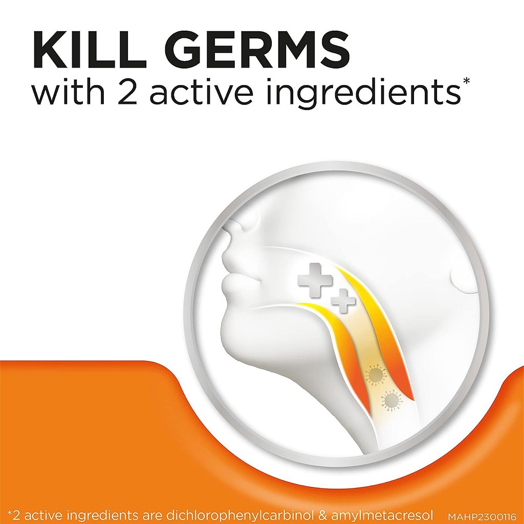 Strepsils Orange with Vitamin C Lozenges 36's