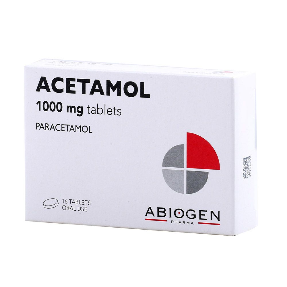 Acetamol 1000 mg Tablets 16's