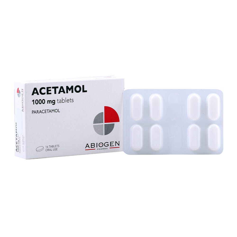 Acetamol 1000 mg Tablets 16's