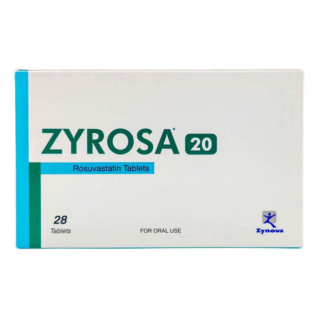 Zyrosa 20mg Tablets, Pack of 28's