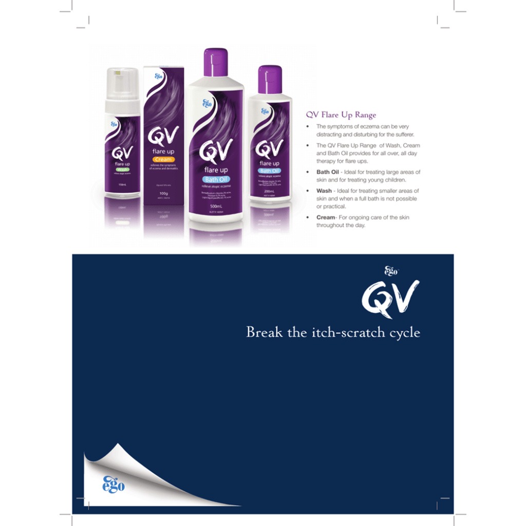 Ego QV Flare Up Cream For Eczema And Dermatitis Flare Up 100 g