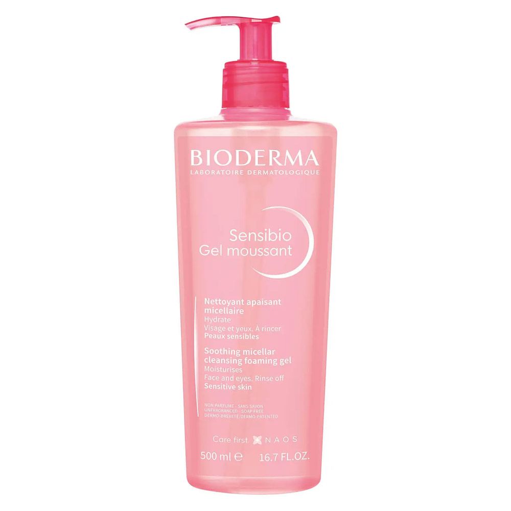 Bioderma Sensibio Soothing Micellar Cleansing Foaming Gel For Sensitive Skin 500 mL