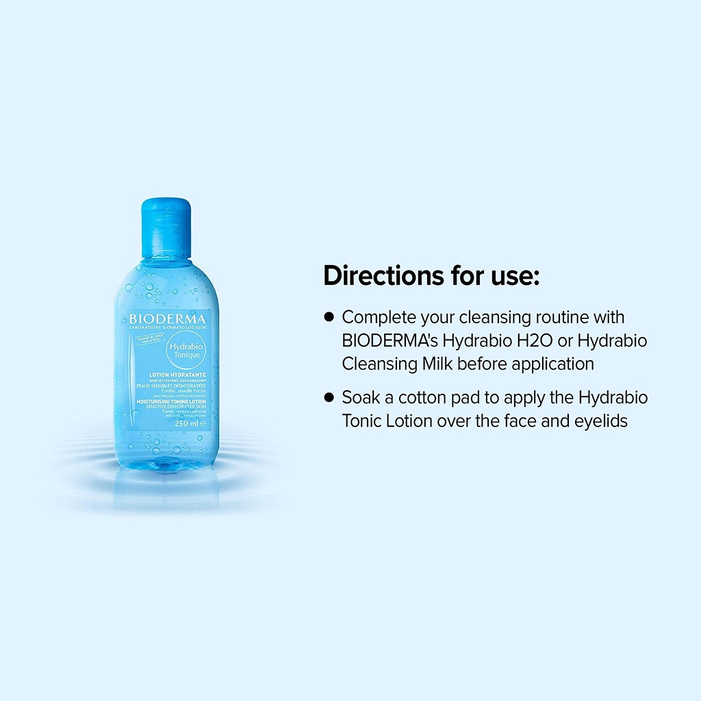 Bioderma Hydrabio Moisturizing Toning Lotion 250 mL
