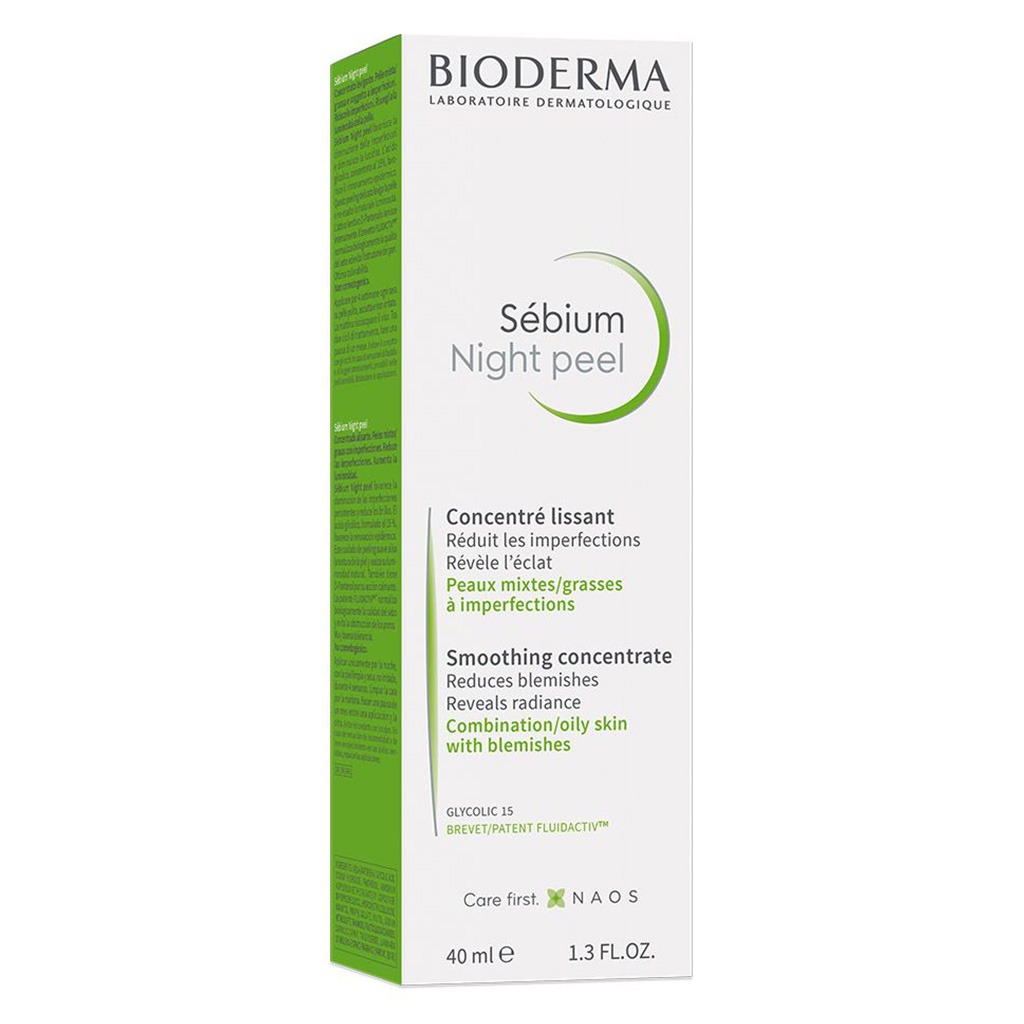 Bioderma Sebium Night Peel Smoothing Concentrate 40 mL