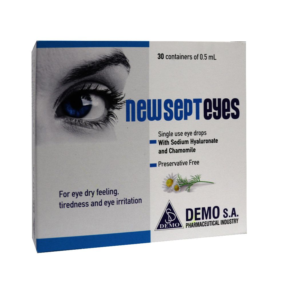 Newsept Eyes Single Dose Eye Drops 0.5 mL 30's