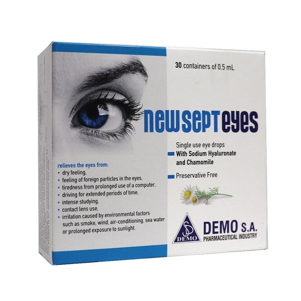 Newsept Eyes Single Dose Eye Drops 0.5 mL 30's