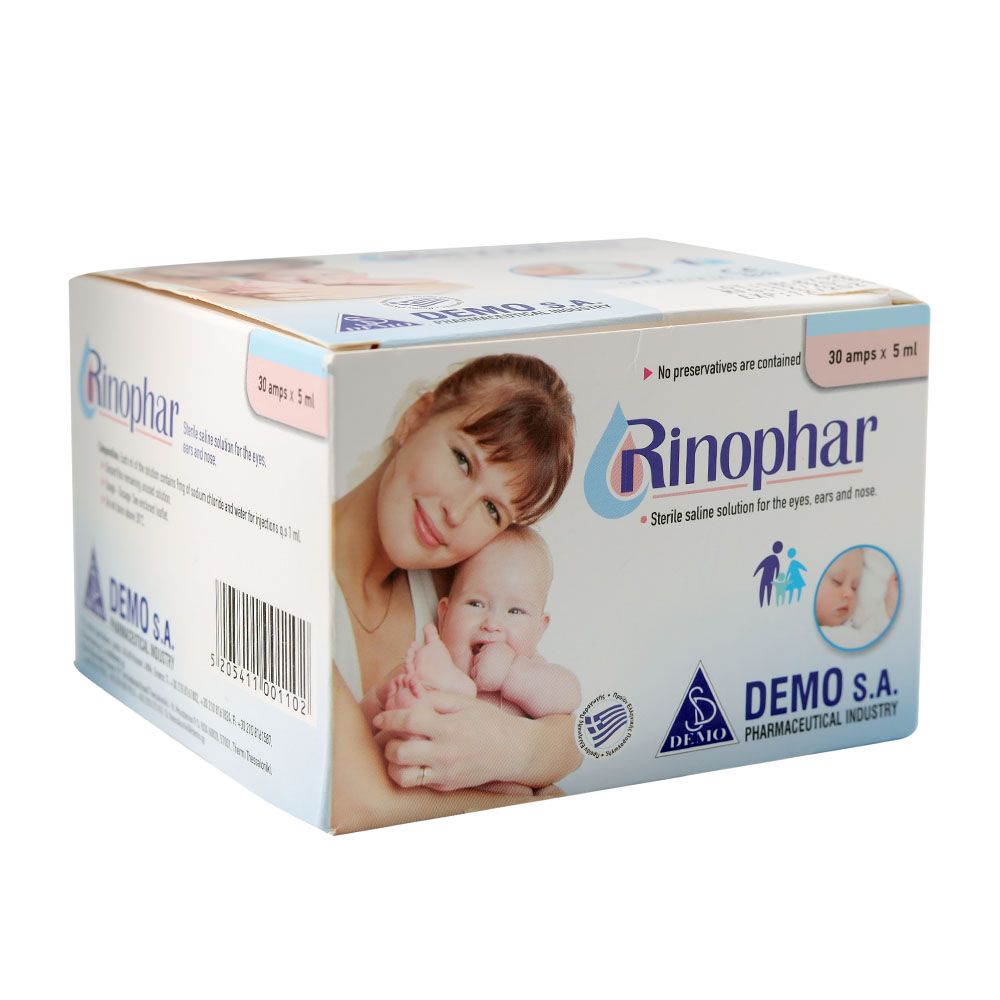 Rhinophar Sterile Saline Solution 5 mL 30's