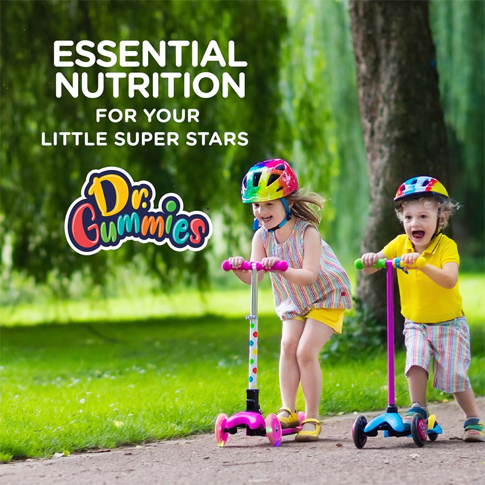 Dr. Gummies Kids Calcium + Vitamin D Gummies For Healthy Bone & Teeth, Pack of 60's