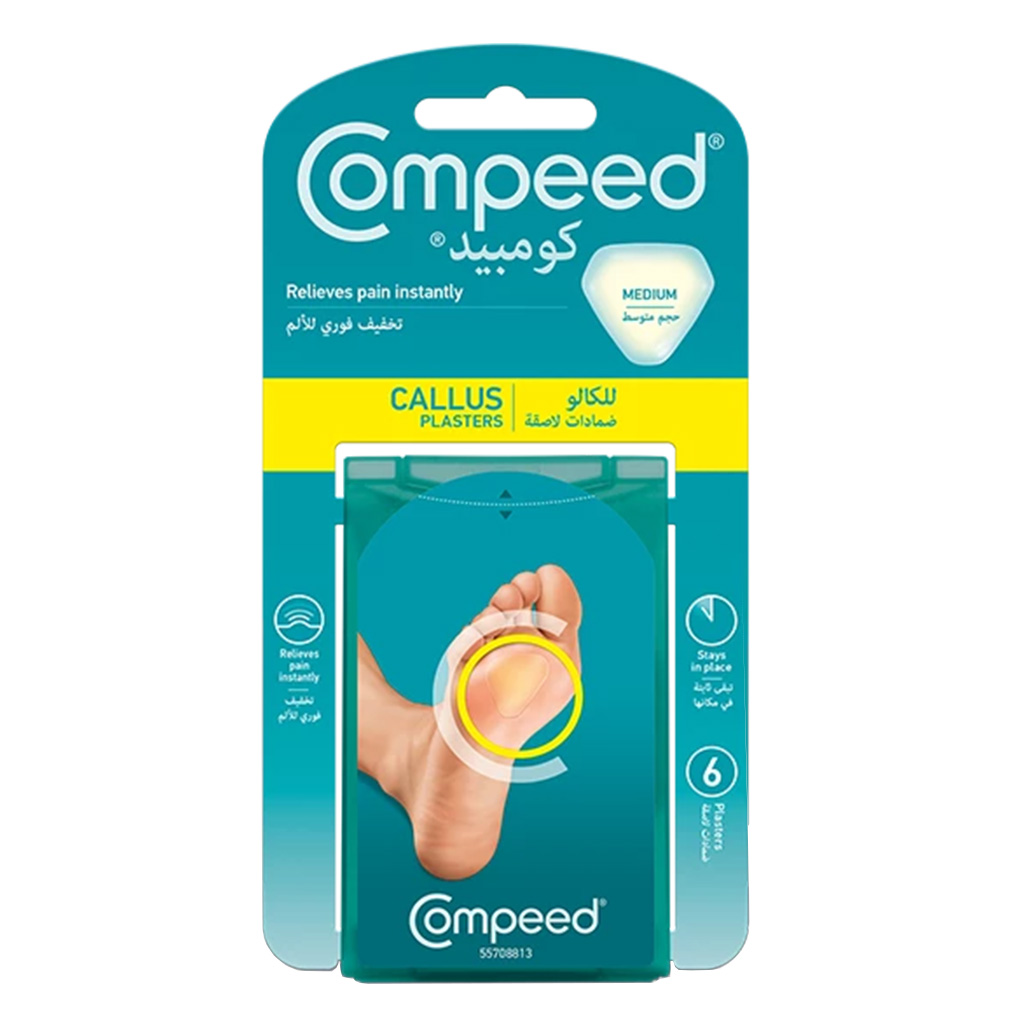 Compeed Callus Plasters Medium Size, Pack of 6's