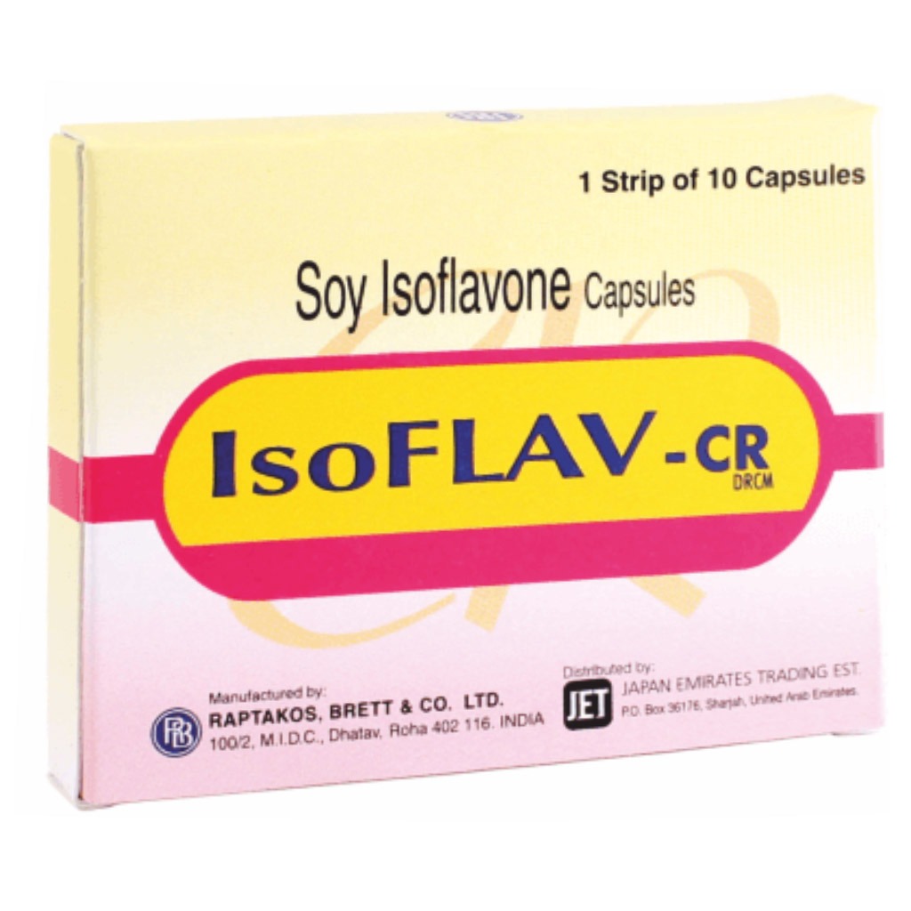 RB IsoFLAV- CR Soy Isoflavone Capsules, Pack of 100's