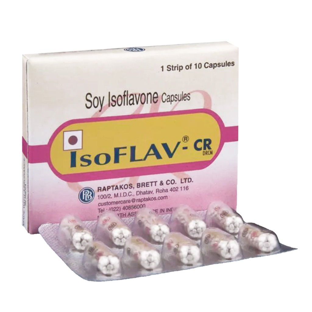 RB IsoFLAV- CR Soy Isoflavone Capsules, Pack of 100's