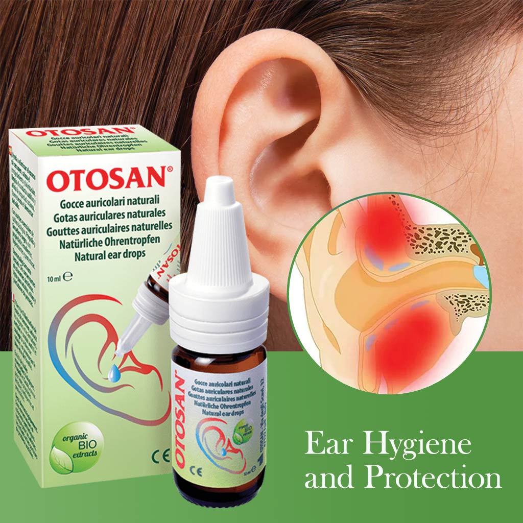 Otosan Natural Ear Drops For Ear Hygiene and Protection 10 mL