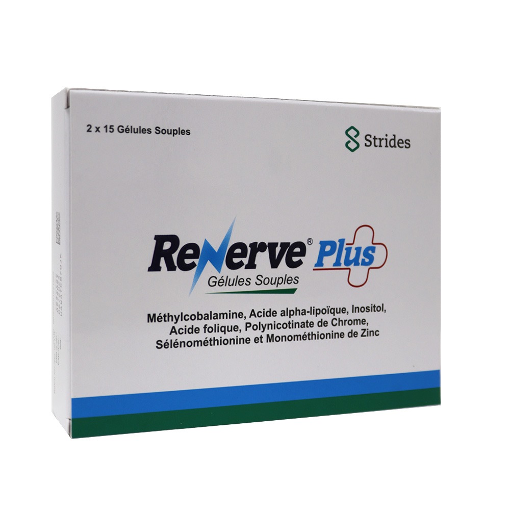 Renerve Plus Vitamin B12 Multivitamin Supplement Capsules With Alpha Lipoic Acid, Pack of 30's