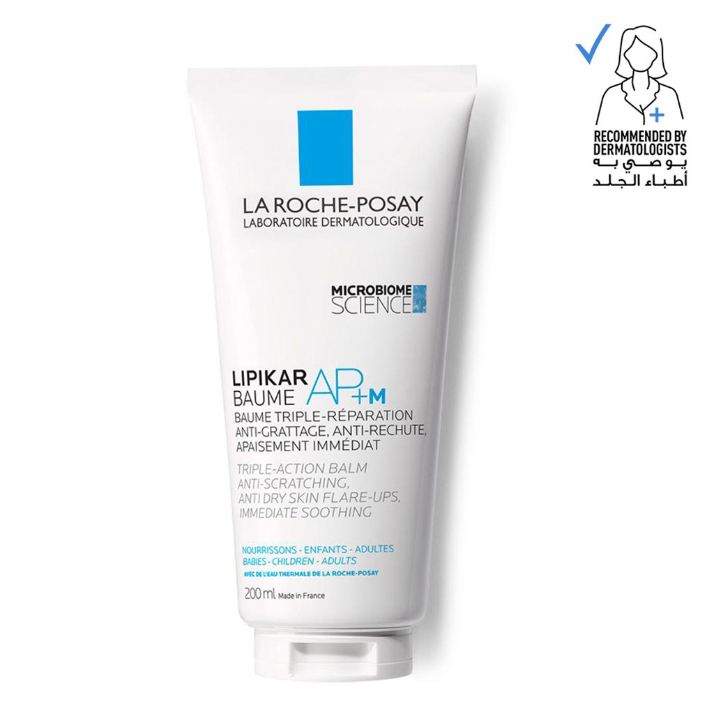 La Roche-Posay Lipikar Baume Ap+M Moisturizer For Atopic Eczema & Allergy-Prone Skin With Extreme Dryness 200ml