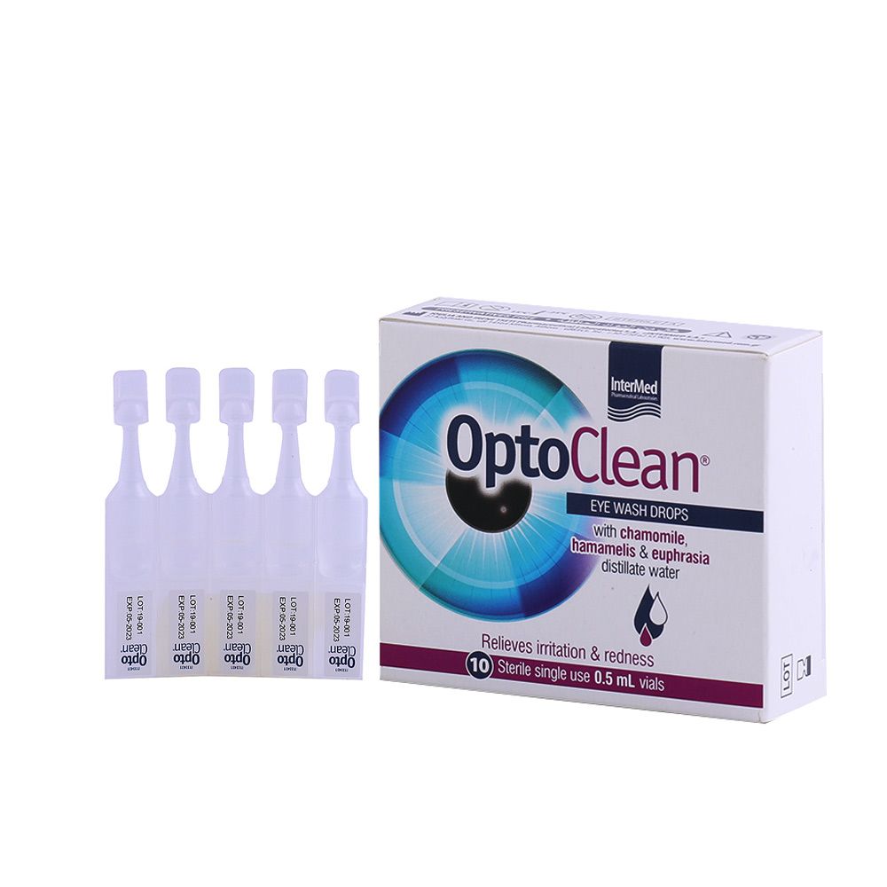 Optoclean Eye Wash Drops Single Dose Vial 0.5ML 10's