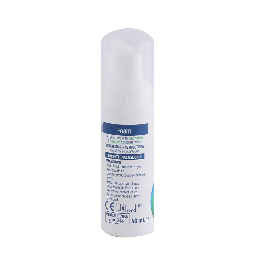 OptoClean Eyelid Foam Cleanser 50 mL